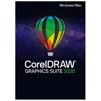 CorelDRAW Graphics Suíte 2025 (Windows/MAC) - Corel - Mídia Física, Versão Completa Vitalícia