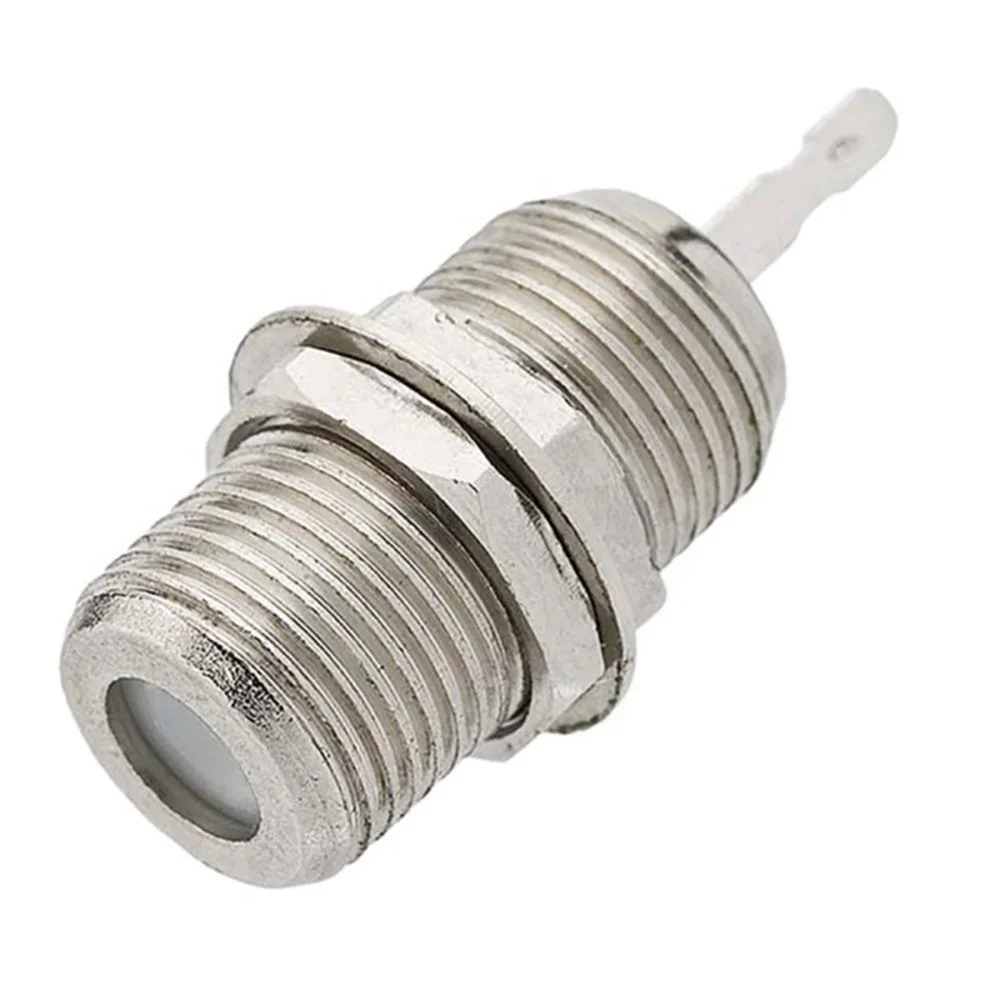 Imagem 3 de 5 do produto Conector F Painel Com Porca E Arruela – 50 Unidades  Conexão Segura E Durável