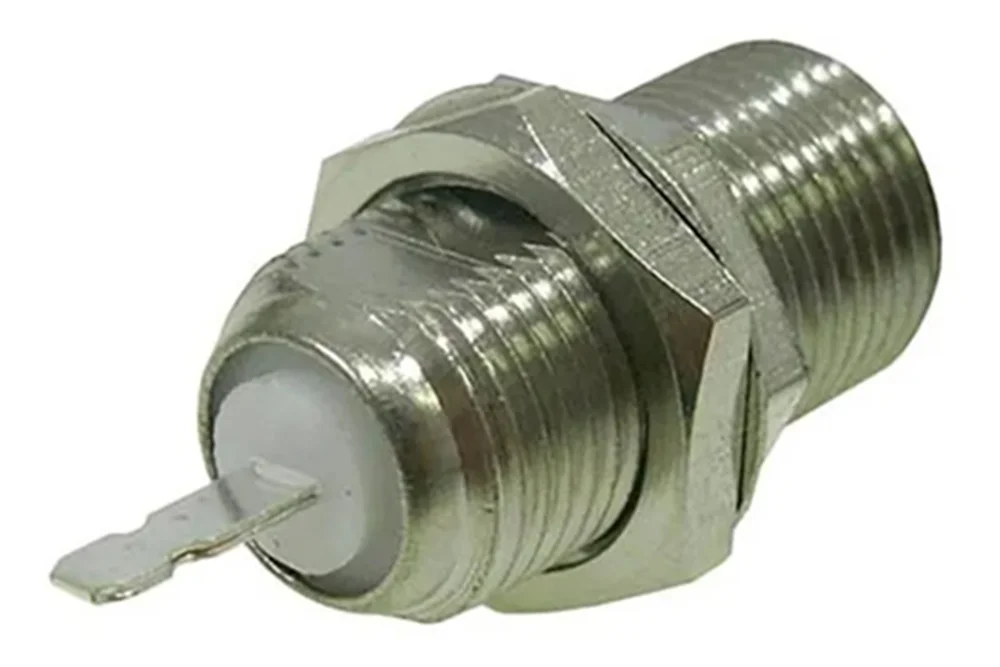 Imagem 4 de 5 do produto Conector F Painel Com Porca E Arruela – 50 Unidades  Conexão Segura E Durável