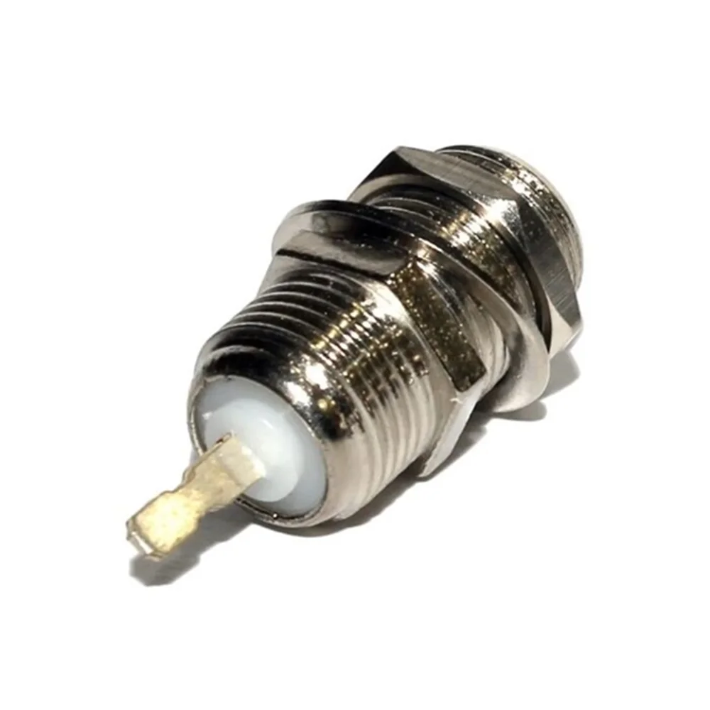 Imagem 5 de 5 do produto Conector F Painel Com Porca E Arruela – 50 Unidades  Conexão Segura E Durável