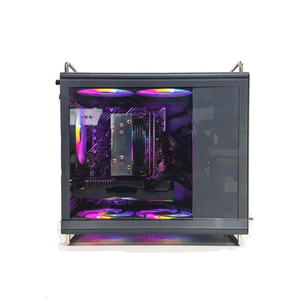 Computador Cpu Gamer Intel i9 11ª 64gb Ram SSD 2TB RTX 5060 8GB - Gabinete Tiny Pro Cinza