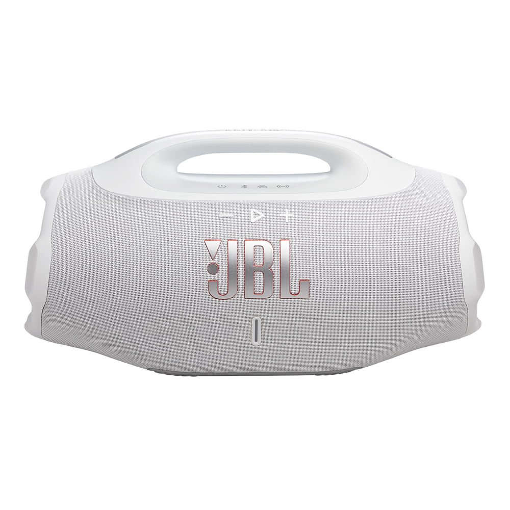Caixa De Som Bluetooth Jbl Boombox 4 Branca Até 34h De Reprodução, Ip68 À Prova D’água E Resistente A Poeira, 210w - Bivolt