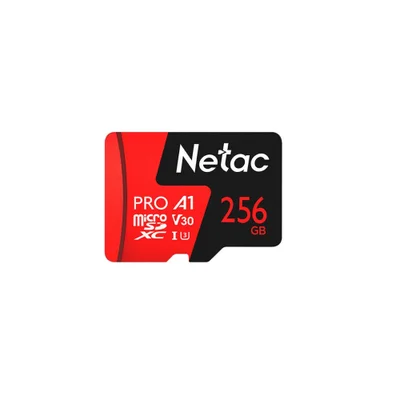 Cartão De Memória Netac P500 Extreme Pro 256gb Micro Sdxc - Nt02p500pro-256g-s