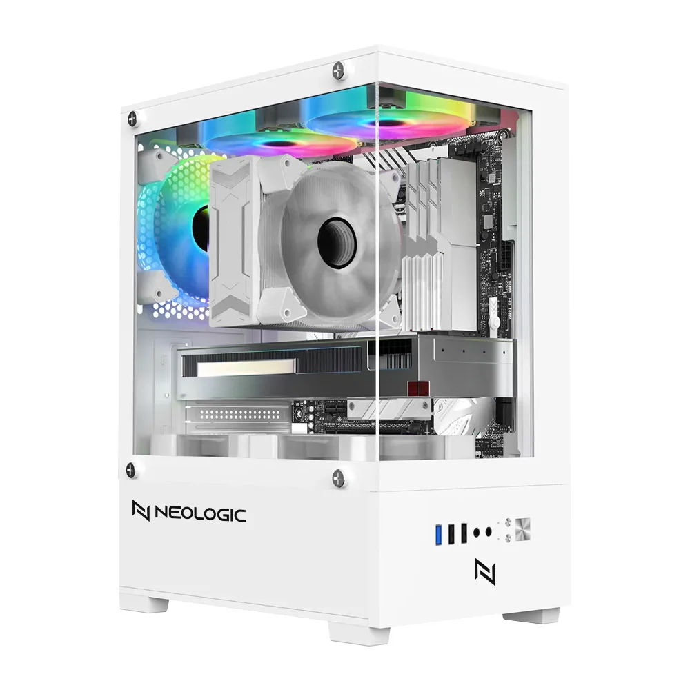 PC Gamer Ryzen 5 5500, 16gb 3200mhz, (RTX 5050 8GB), A520m, SSD 480GB, 600w 80 Plus, 3 Fans RGB, Balão.info - Nli90477 U Unica Unica