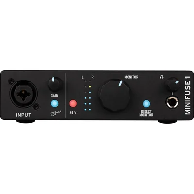 Interface De Áudio Arturia Minifuse 1 Usb-c Portátil Preto