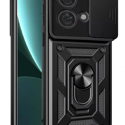 Capa Capinha Armadura C/ Proteção Da Camera Suporte Anel 360 Para Motorola Edge 40 Neo