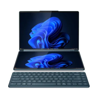 Notebook Lenovo Yoga Book 9 14iah10 Intel Core Ultra 9 285h 32gb 1TB SSD WINDOWS 11 14" - 83kj001vbr Tidal Teal
