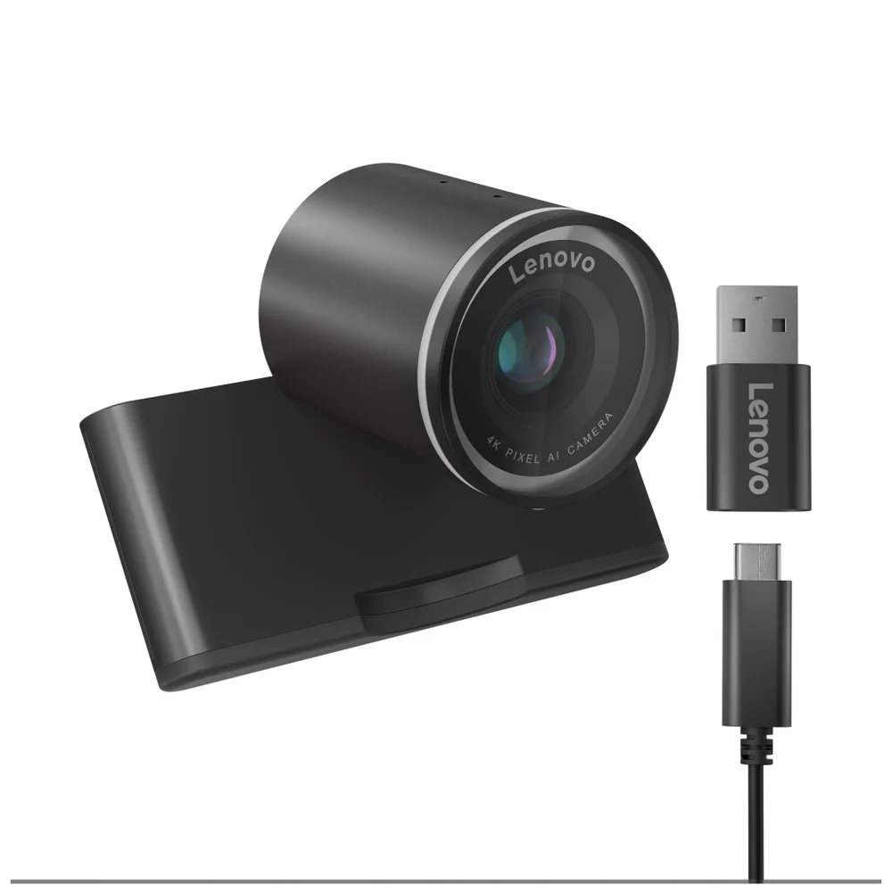 Imagem 3 de 5 do produto Webcam Lenovo Pro - 4k (até 30fps) - 4xc1q25246