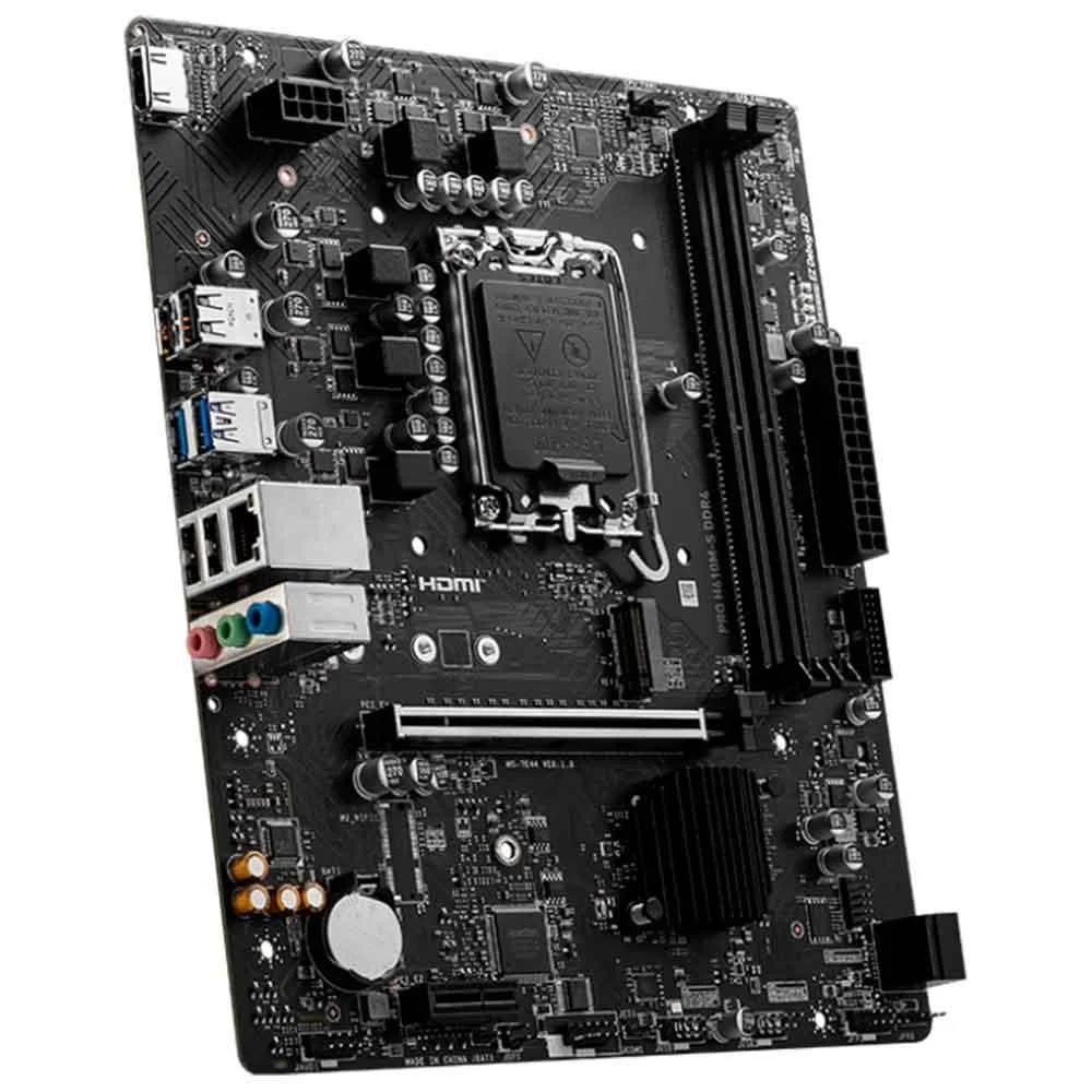 Imagem 3 de 4 do produto Placa Mae (intel) Msi Pro H610m-s Ddr4 LGA 1700 12 13 E 14 Geracao