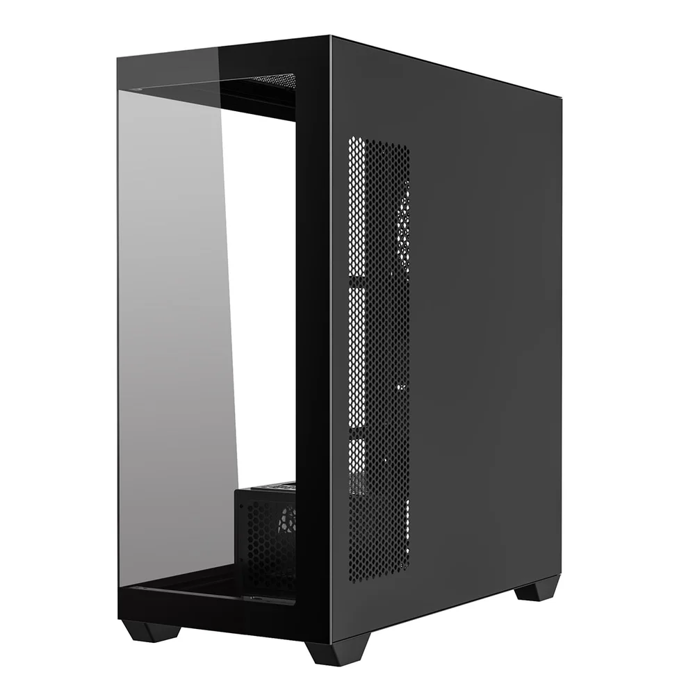 Imagem 5 de 5 do produto Gabinete Gamer Mid Tower Sem Fan Sem Fonte Ca-609b Deflect Preto Redragon
