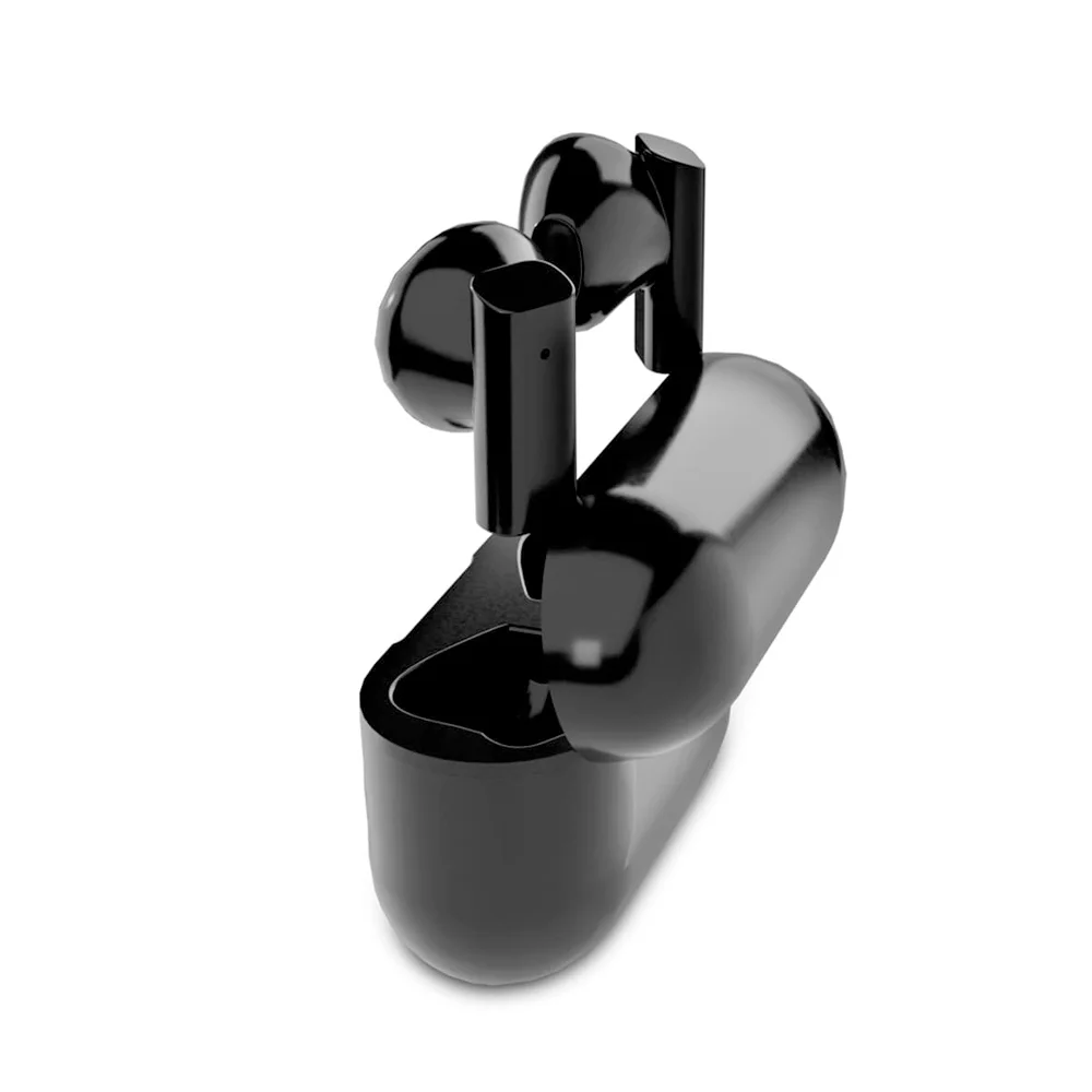 Imagem 3 de 5 do produto Fone De Ouvido Sem Fio Bluetooth 5.3 Tws, Alcance Até 10m, Autonomia 3h, Sensor Touch E Microfone, Tcn Tws - Preto