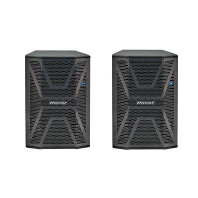 Kit Caixa De Som Acústica Ativa 15" Oneal Opb-1315r + Caixa De Som Acústica Passiva 15" Oneal Ob-1315r Cor:preto