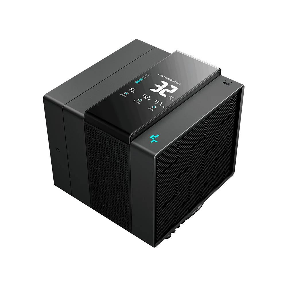 Cooler Para Processador Deepcool Assassin Iv Vc Vision Com 2 Fans Com Display Preto Cooler Para Processador Deepcool Assassin Iv Vc Vision Com 2 Fans Com Display Preto
