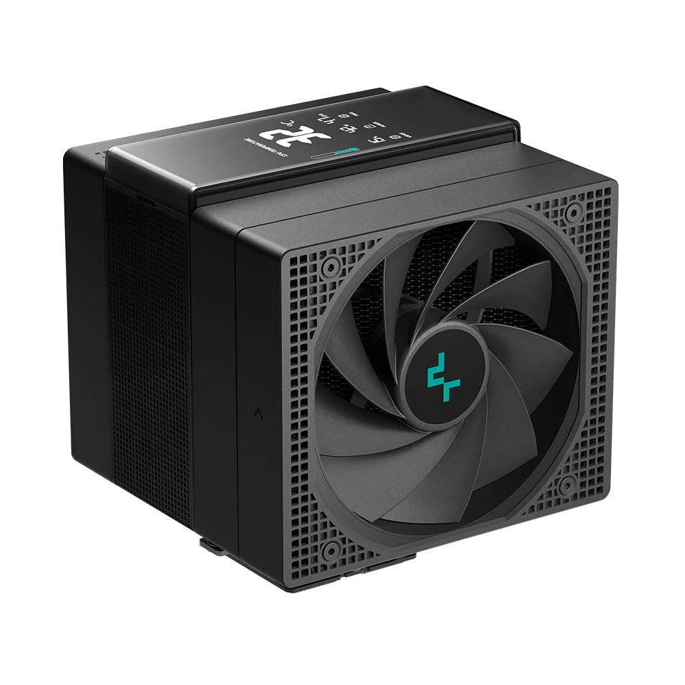 Cooler Para Processador Deepcool Assassin Iv Vc Vision Com 2 Fans Com Display Preto Cooler Para Processador Deepcool Assassin Iv Vc Vision Com 2 Fans Com Display Preto