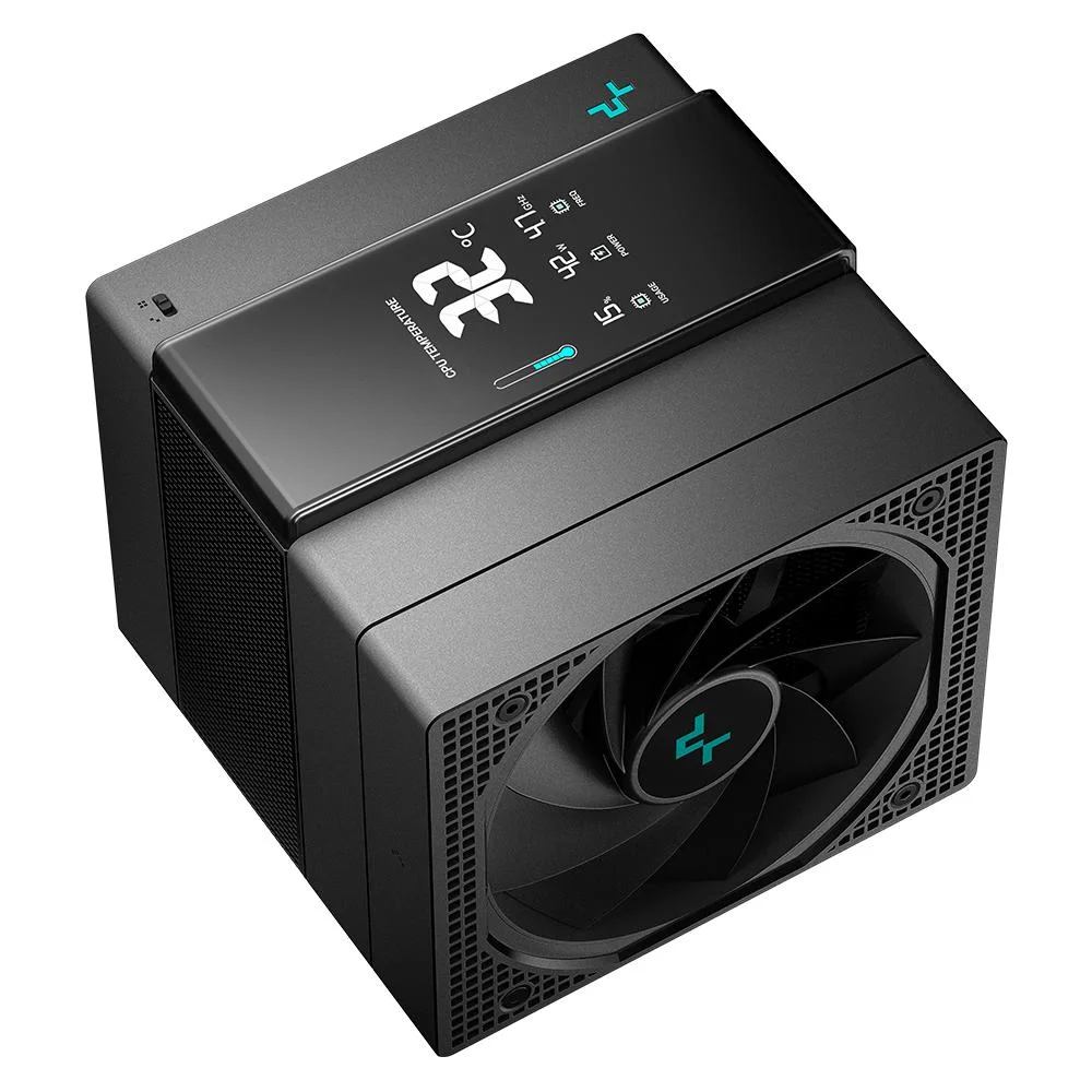 Cooler Para Processador Deepcool Assassin Iv Vc Vision Com 2 Fans Com Display Preto Cooler Para Processador Deepcool Assassin Iv Vc Vision Com 2 Fans Com Display Preto