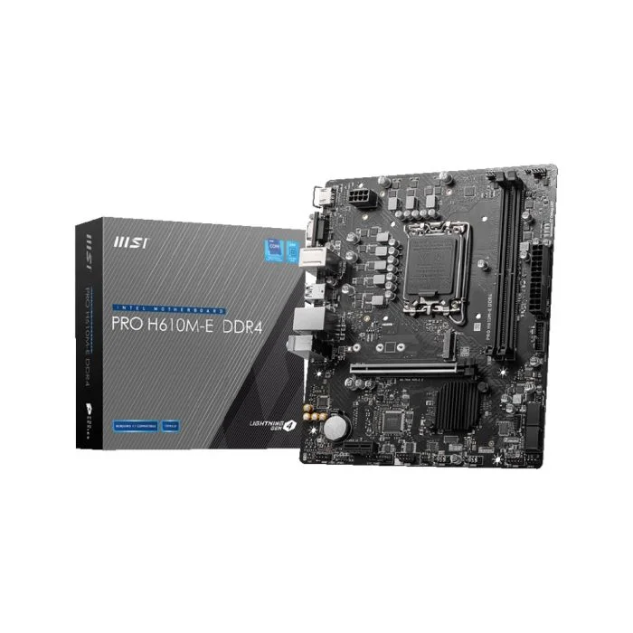 MSI　PRO H610M-E DDR4　LGA1700 Produtos com até 15 OFF no PIX KaBuM