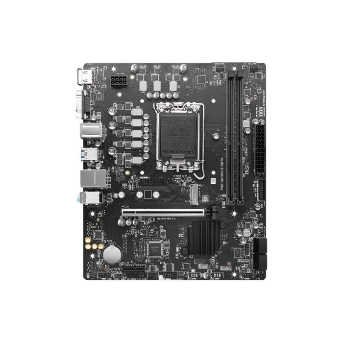 Placa Mãe Msi Pro H610m-e Ddr4 LGA  1700 2xDDR4 Intel H610 Matx 8