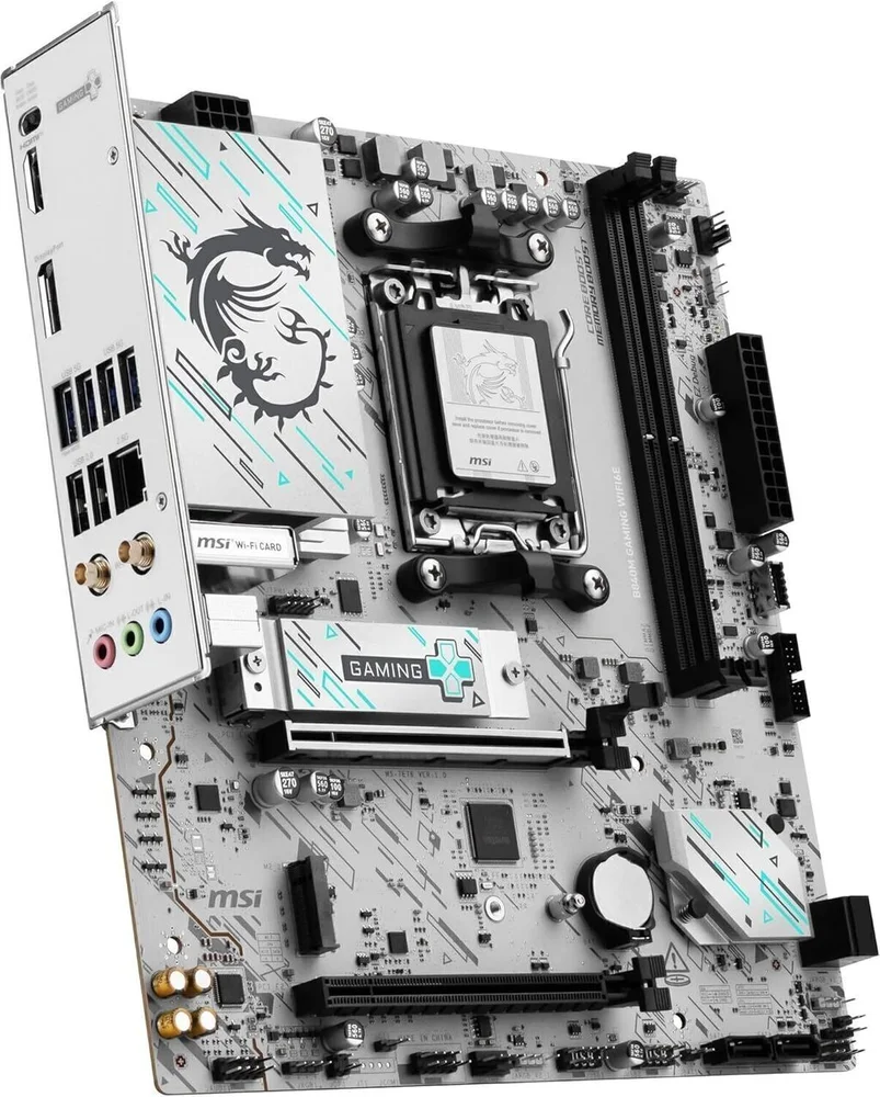 Imagem 3 de 5 do produto Placa Mãe Msi B840m Gaming Wifi6e Am5 2xDDR5 Amd B840 Matx