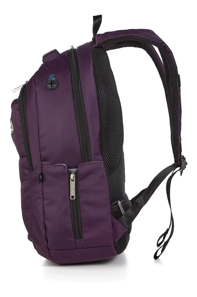 Imagem 2 de 5 do produto Mochila Executiva Laptop Até 15.6 World Bags - Epg-5109b Roxa