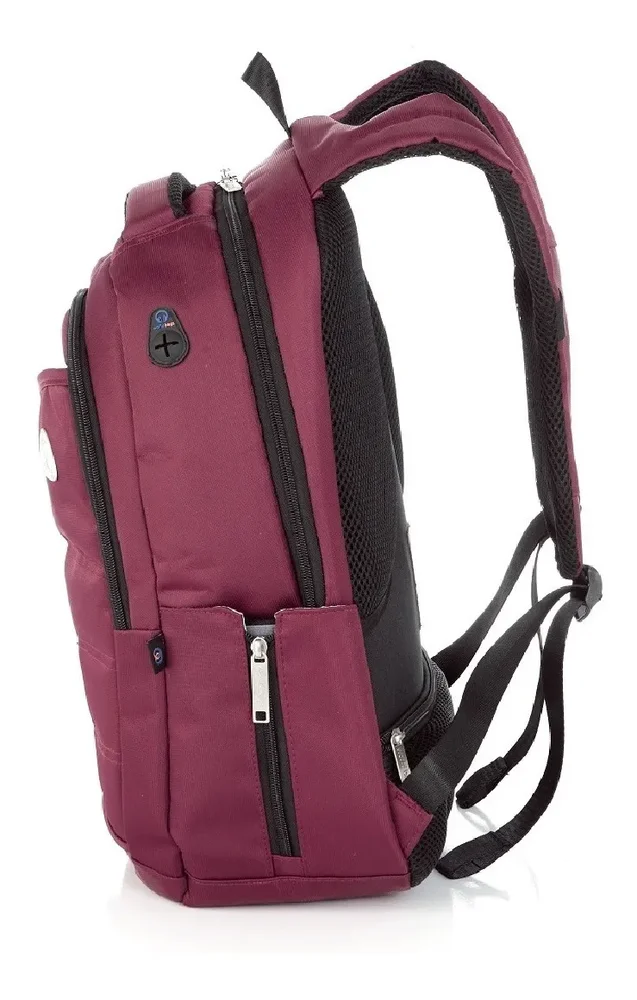 Imagem 5 de 5 do produto Mochila Executiva Laptop Até 15.6 World Bags - Epg-5109c Vermelha