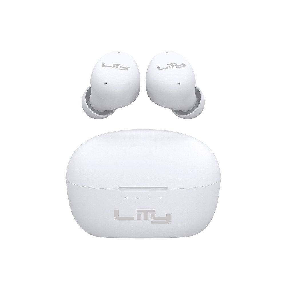 Fone De Ouvido Tws Lity Buds Percy Bluetooth 34h Branco T13b