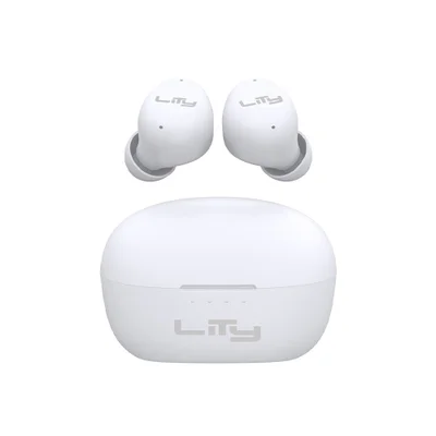 Fone De Ouvido Tws Lity Buds Percy Bluetooth 34h Branco T13b