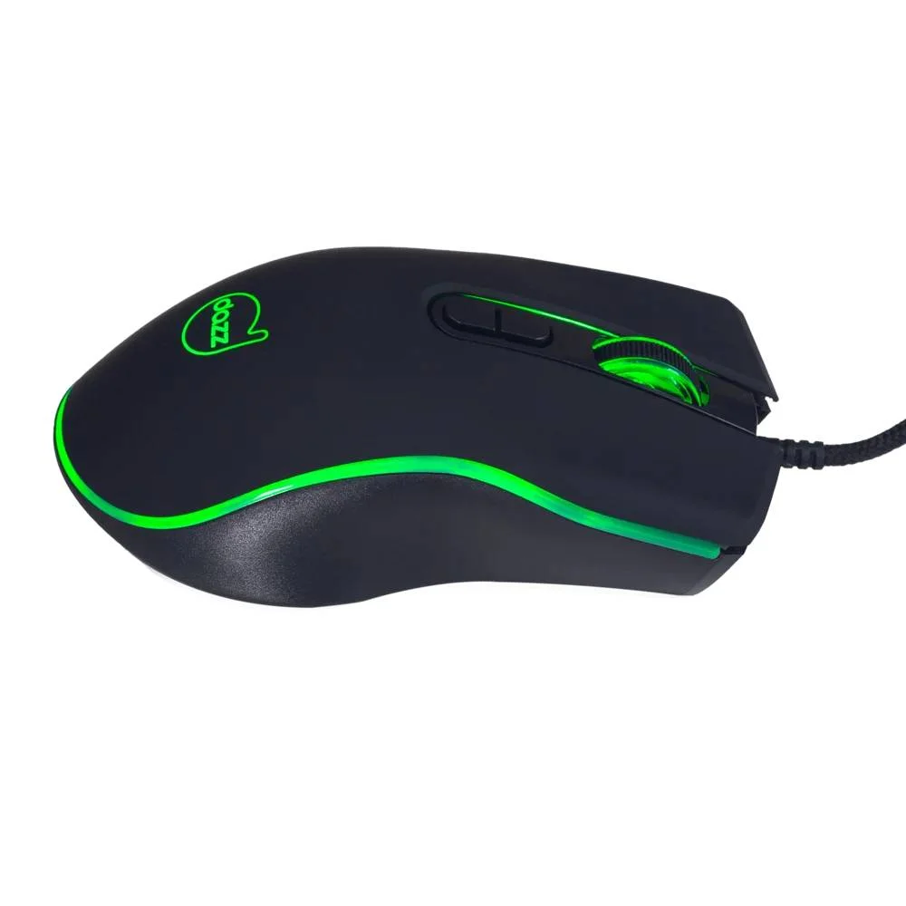 Mouse Gamer Dazz Gmo1000 7 Botões C/ Fio 3600 Dpi Rainbow Preto - 62000178 Mouse Gamer Dazz Gmo1000 7 Botões C/ Fio 3600 Dpi Rainbow Preto - 62000178