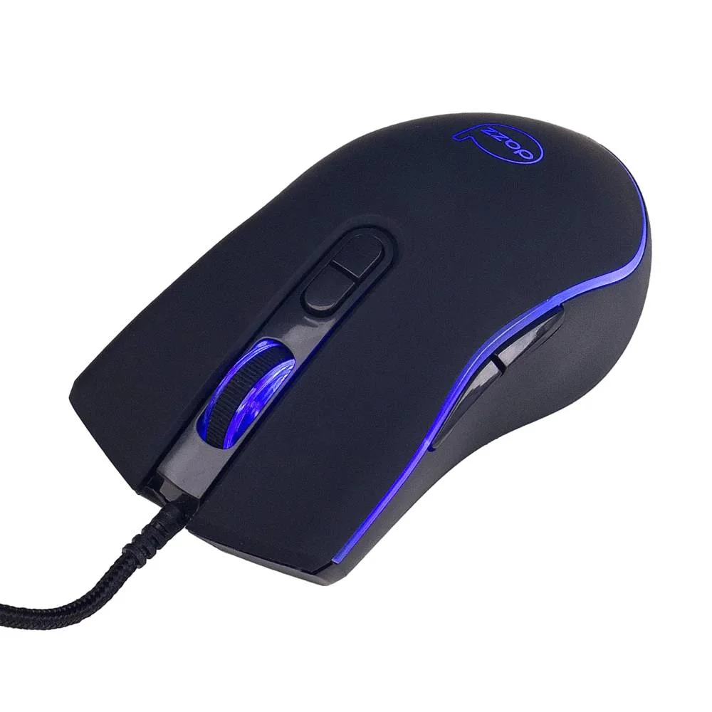 Mouse Gamer Dazz Gmo1000 7 Botões C/ Fio 3600 Dpi Rainbow Preto - 62000178 Mouse Gamer Dazz Gmo1000 7 Botões C/ Fio 3600 Dpi Rainbow Preto - 62000178