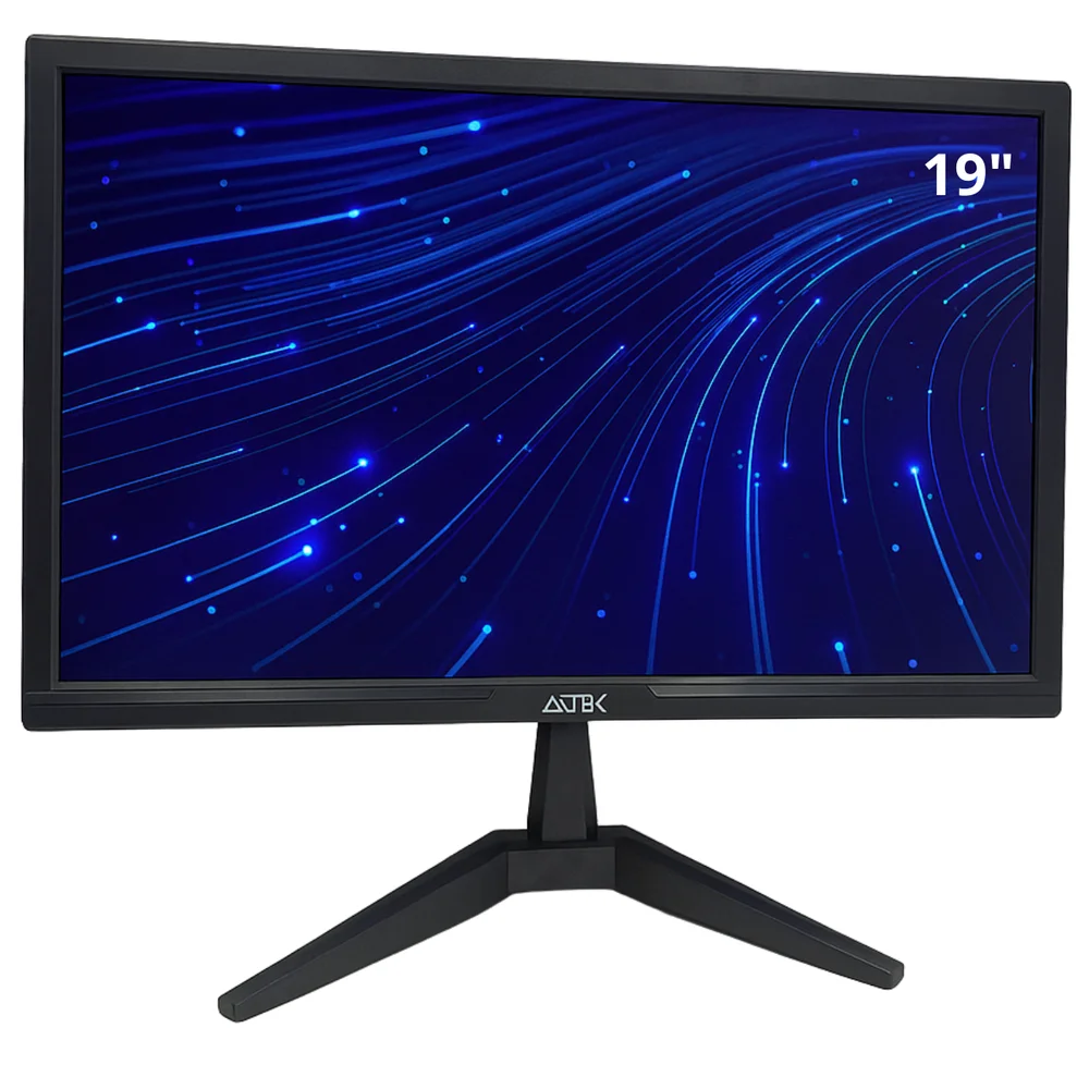 Monitor LED 19" Gamer, Resolução Full Hd 60hz 5ms, Hd-mi Vga Vesa Aitek Amo-1019lite Monitor LED 19" Gamer, Resolução Full Hd 60hz 5ms, Hd-mi Vga Vesa Aitek Amo-1019lite