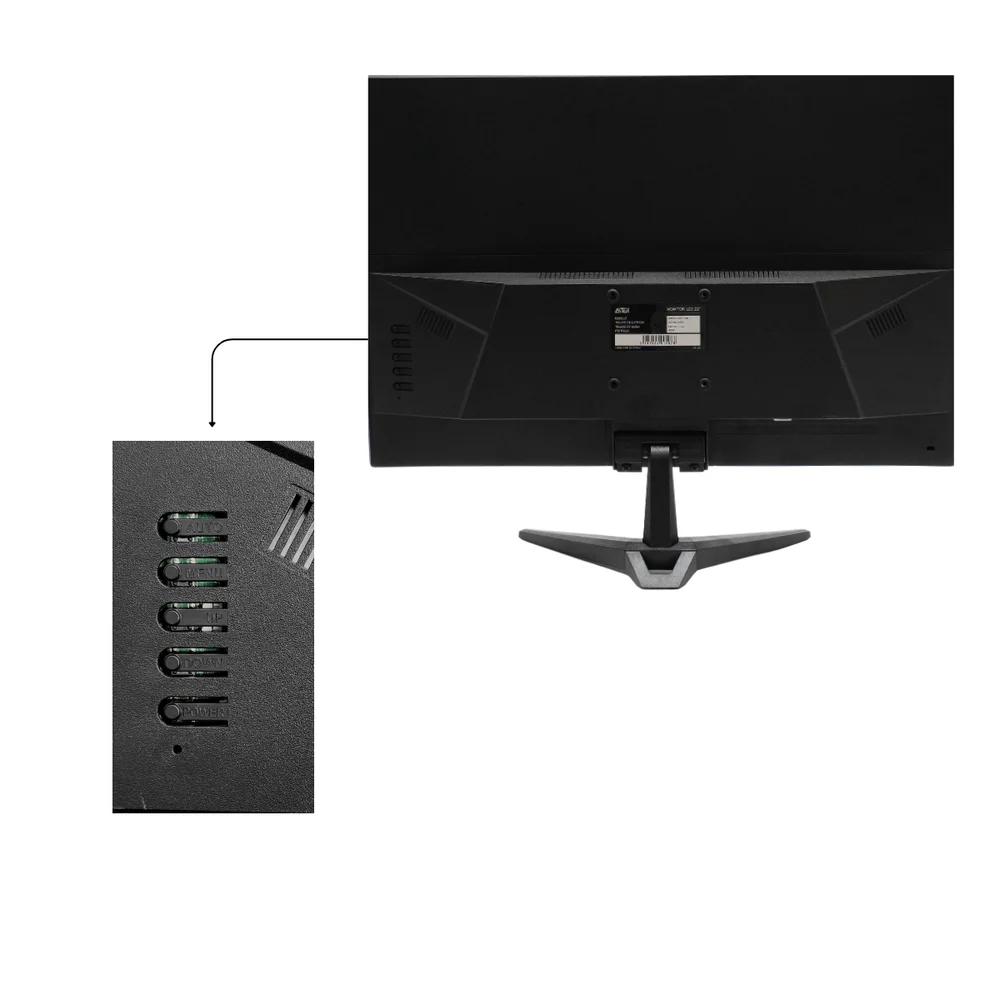 Monitor LED 22" 60hz 5ms, Full Hd 1920 X 1080p, Hd-mi, Vga, Vesa, Gamer, Trabalho Aitek Amo-1022lite Monitor LED 22" 60hz 5ms, Full Hd 1920 X 1080p, Hd-mi, Vga, Vesa, Gamer, Trabalho Aitek Amo-1022lite