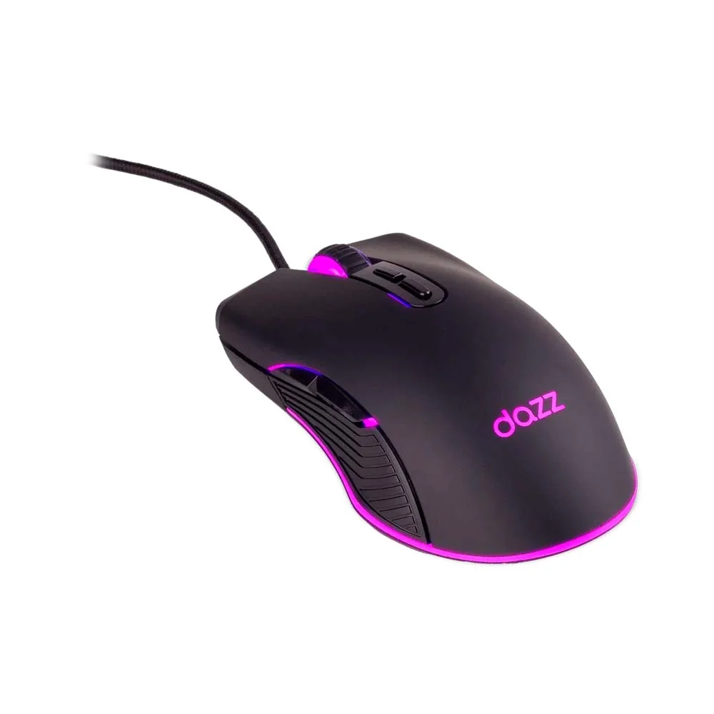 Imagem 2 de 5 do produto Mouse Gamer Dazz Gmo2001 RGB 12800 Dpi Usb 2.0 Com Cabo U Unica Unica