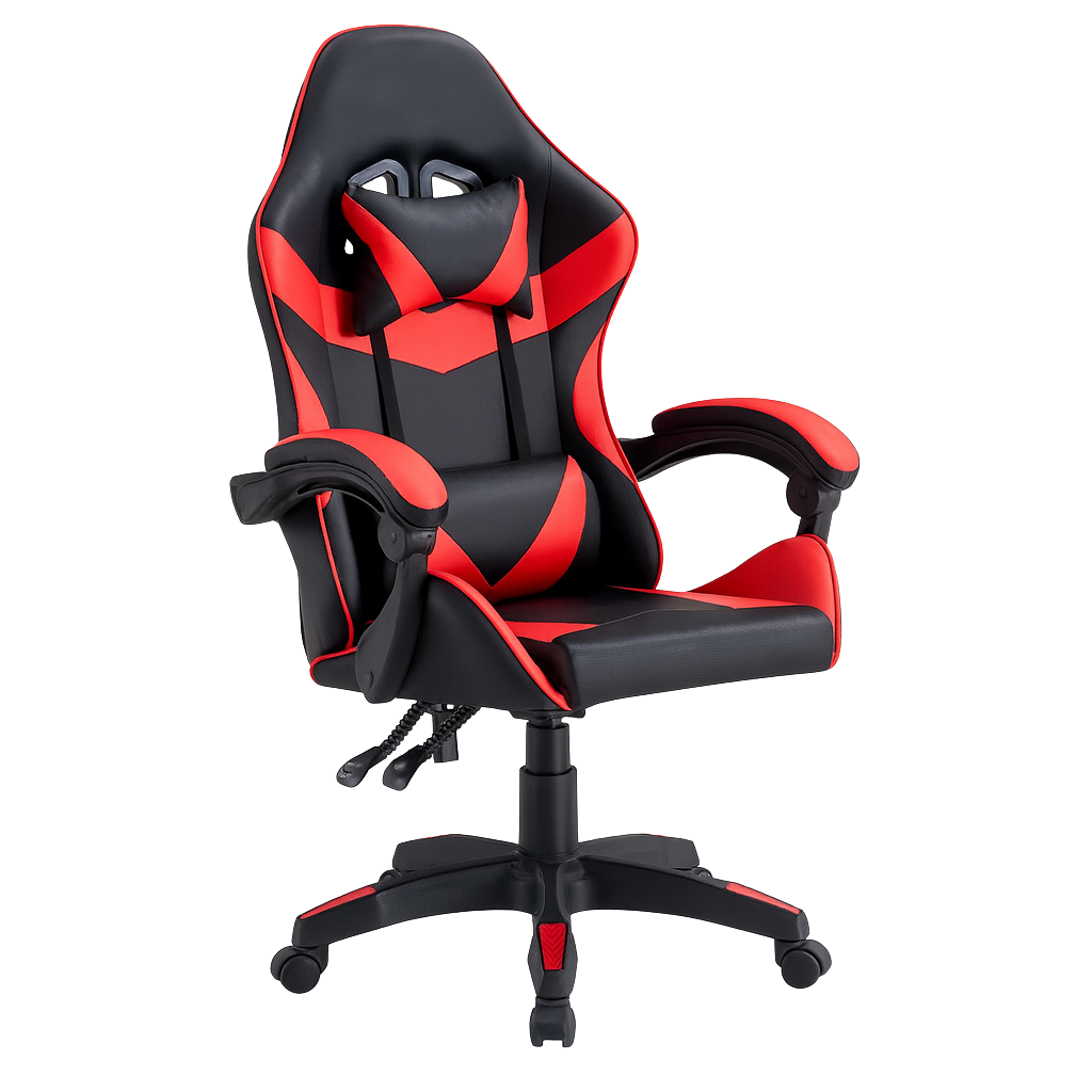 Cadeira Gamer Escritório Reclinável Ergonômica Giratória Com Rodinhas X-on - Vermelha
