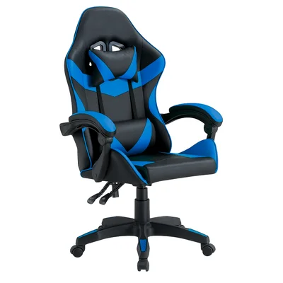 Cadeira Gamer Escritório Reclinável Ergonômica Giratória Com Rodinhas X-on - Azul