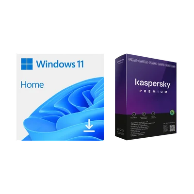WINDOWS 11 Home + Kaspersky Premium 1 Dispositivo Assinatura 1 Ano
