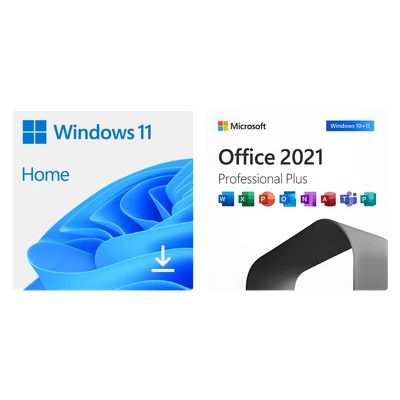 WINDOWS 11 Home + Microsoft Office Professional 2021 Licença Vitalícia 32/64 Bits