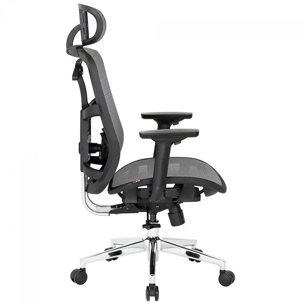 Imagem 3 de 5 do produto Cadeira Dt3 Office Diana V2, Até 120kg, Reclinável, Cinza, 14513-4 U