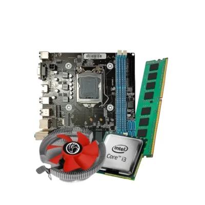 Kit Mb H61 + Processador i3 2ªgeração + Cooler + Memória 16gb