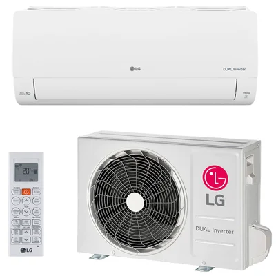 Condensadora Lg Dual Inverter Voice +ai Com 9.000 Btus, Frio, Branco - S3-q09aa31d - 110v