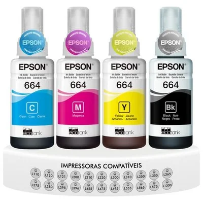 Refil 4c Para L365 Rf-01 Caixa Com 4 Cores