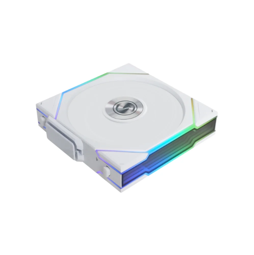 Kit 3 Fans 120mm Lian Li Uni Fan Tl Wireless 120 Reverse Blade, ARGB, C/ Controladora, White - 12rtl1w3w 5