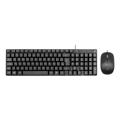 Kit Teclado E Mouse Com Fio Focus  Elevate - Vo102