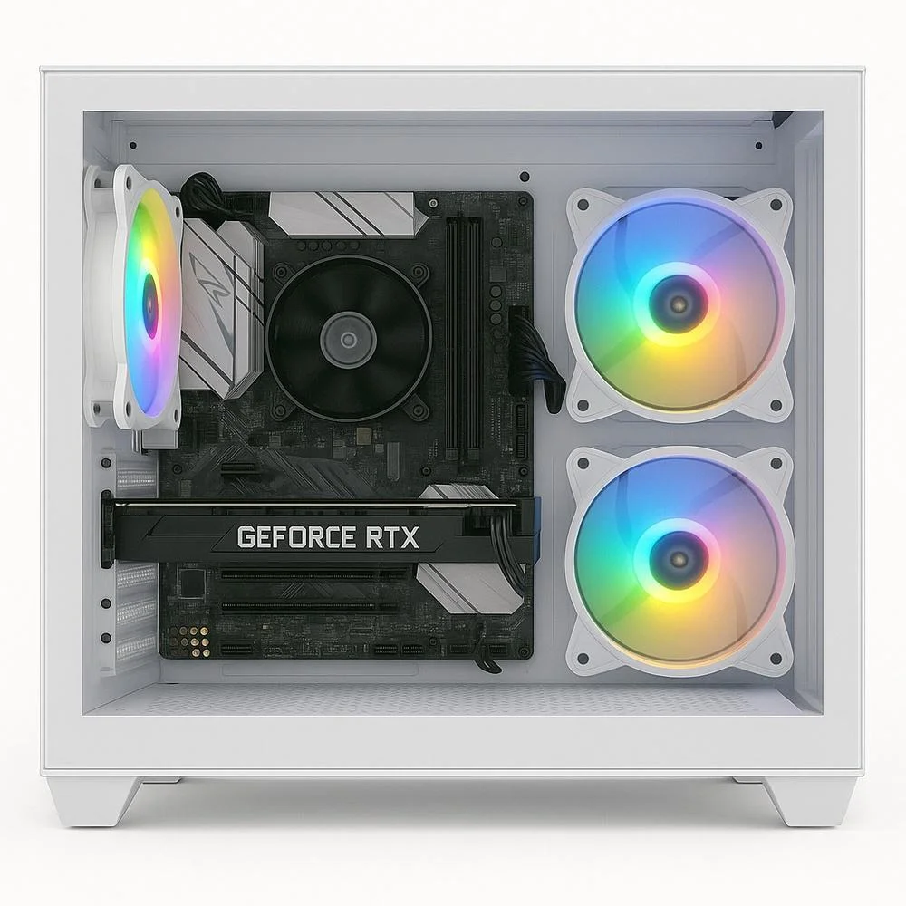 PC Gamer Skill Apex Series, Amd Ryzen 5 5500, Radeon Rx 580 8GB, 16gb Ddr4, SSD 256gb M.2, Branco Sas010 PC Gamer Skill Apex Series, Amd Ryzen 5 5500, Radeon Rx 580 8GB, 16gb Ddr4, SSD 256gb M.2, Branco Sas010