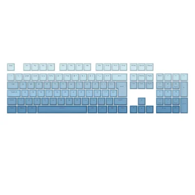 Kit Keycaps Double Shot Redragon Abnt2 106 Teclas A134 Pt Degrade Azul