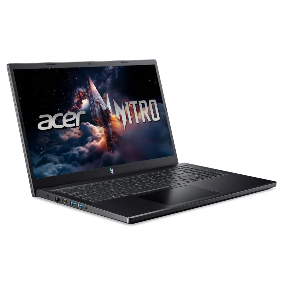 Imagem 4 de 5 do produto Notebook Gamer Acer Nitro V15, Intel Core i5-13420H 13ª Geração, 16GB RAM, SSD 512GB, RTX 4060, Tela 15.6" Full HD 165Hz, Linux - ANV15-52-52VN