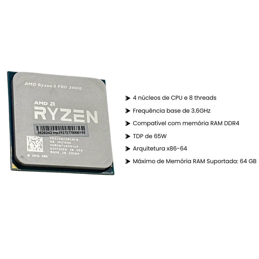 自作PC　RYZEN5 2400G・8GB・128GB・Win10Pro Ryzen 5 2400g | Mercado Livre