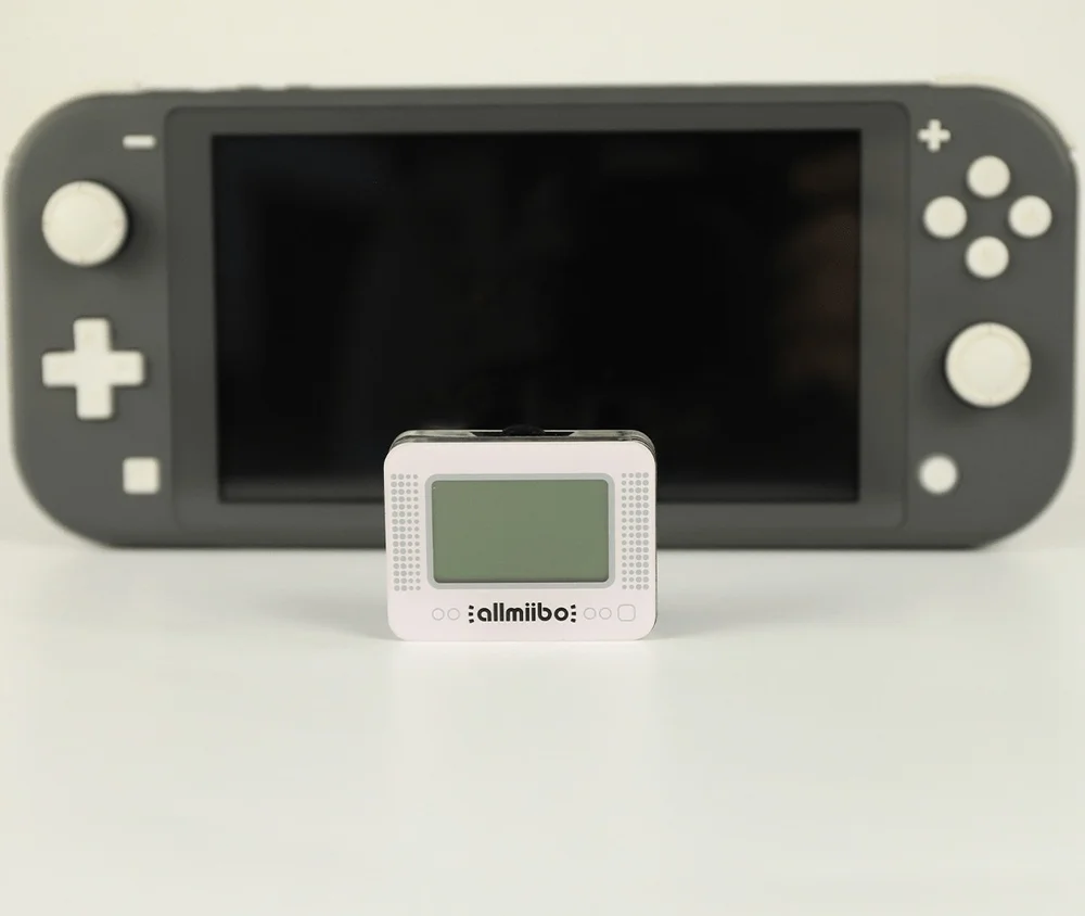 Imagem 2 de 5 do produto Allmiibo Emulador Amiibo Nfc Nintendo Switch 1 E 2 3ds Wii U Bluetooth Lcd Acessório