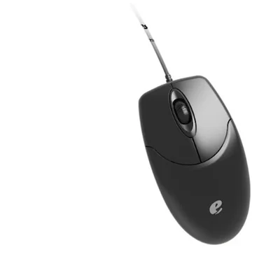Mouse Óptico Com Fio Para Computador - Preta