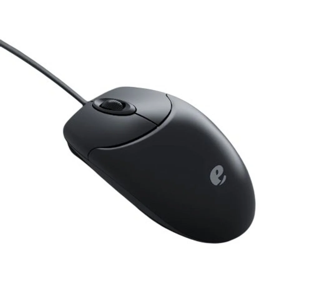 Imagem 2 de 5 do produto Mouse Óptico Com Fio Para Computador - Preta