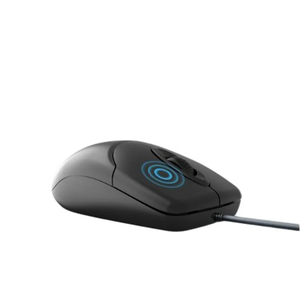 Imagem 3 de 5 do produto Mouse Óptico Com Fio Para Computador - Preta