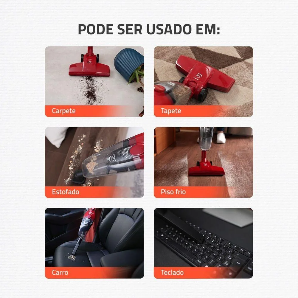 Imagem 5 de 5 do produto Aspirador De Pó Ap-40-r 60hz 1500w 220v